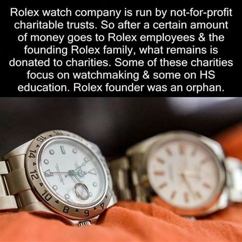 rolex fondation|who does rolex donate to.